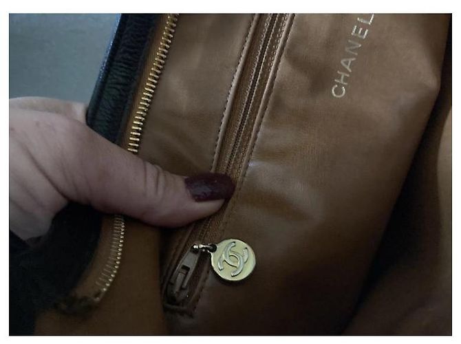 Borsa Chanel in pelle nera Nero - vista 6