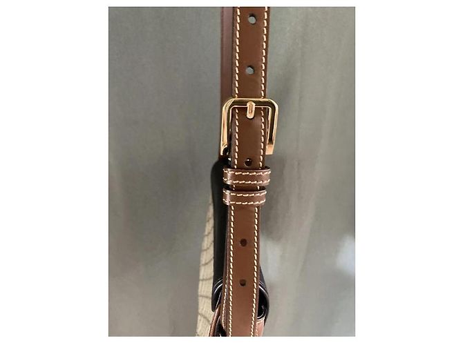 Borsa Gucci in pelle nera e marrone chiaro Nero - vista 4