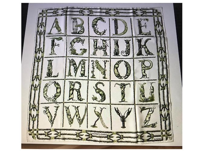 Broche Hermès, "Abécédaire dos Animais" Dourado - vista 9