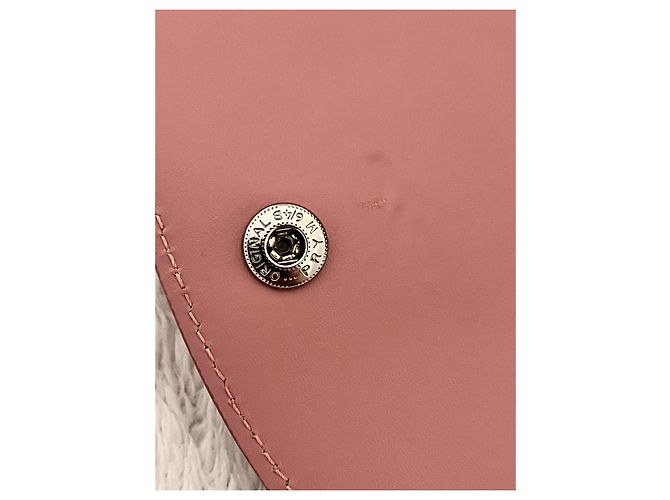 Pliage Longchamp XS leather folding backpack Pink - view 5