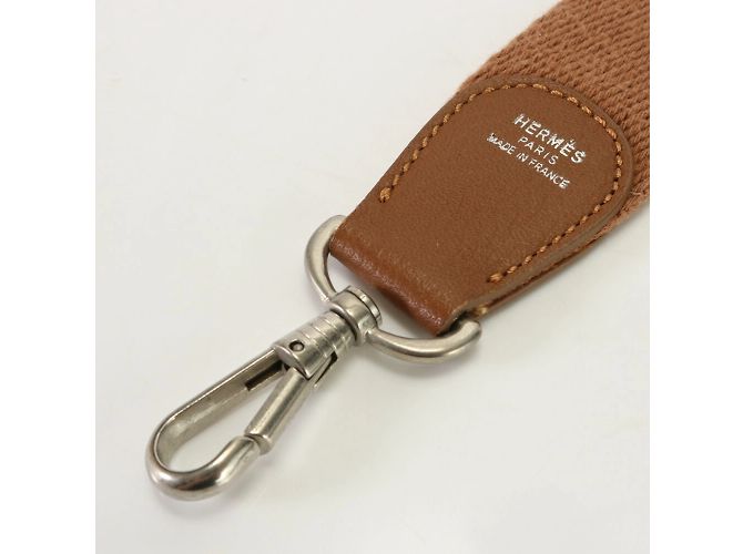 Hermès Cinghia a spalla in pelle Hermes marrone - vista 2