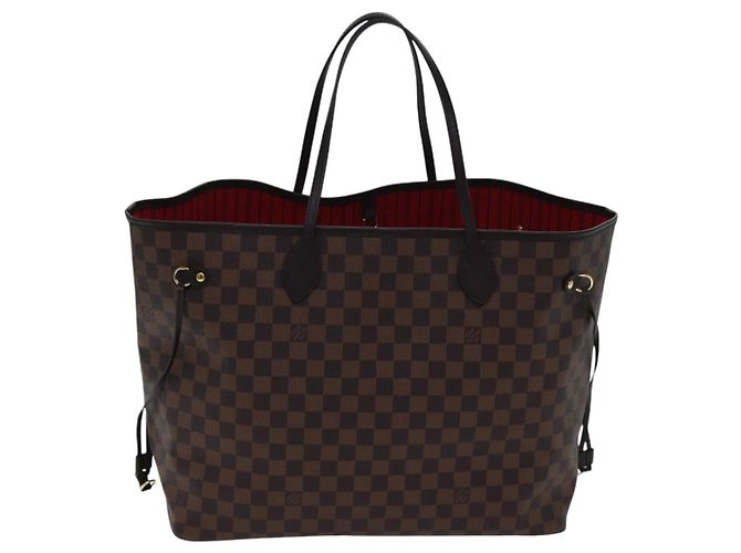 LOUIS VUITTON Borsa Tote Neverfull GM Damier Ebene N51106 LV Auth 86989SA - vista 13