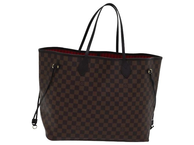 LOUIS VUITTON Borsa Tote Neverfull GM Damier Ebene N51106 LV Auth 86989SA - vista 2