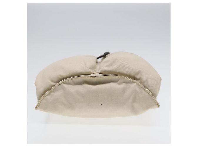 FENDI Schultertasche aus Canvas Leder Beige Braun Silber Authentisch ar12463 - Ansicht 5
