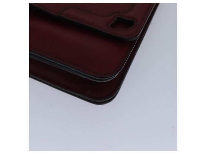 Cartier Borsa a spalla in pelle bordeaux Auth ki4906 Bordò - vista 14