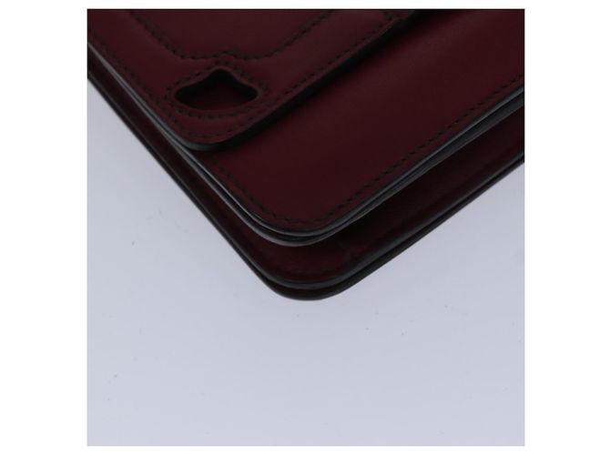 Cartier Borsa a spalla in pelle bordeaux Auth ki4906 Bordò - vista 15