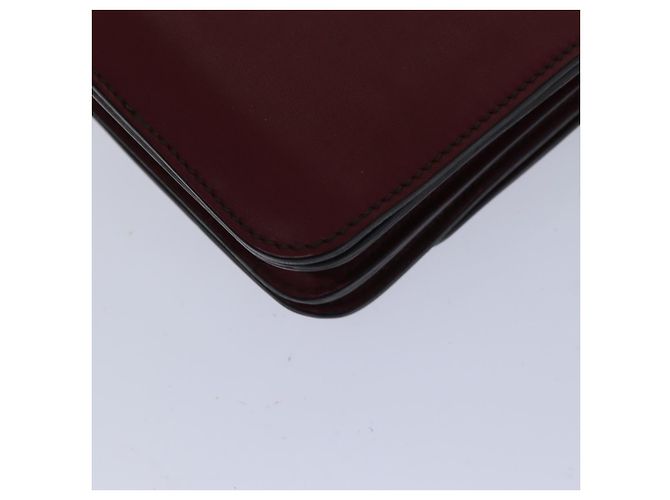Cartier Borsa a spalla in pelle bordeaux Auth ki4906 Bordò - vista 16