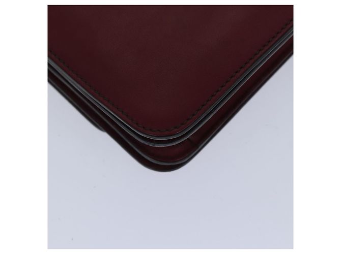 Cartier Borsa a spalla in pelle bordeaux Auth ki4906 Bordò - vista 17