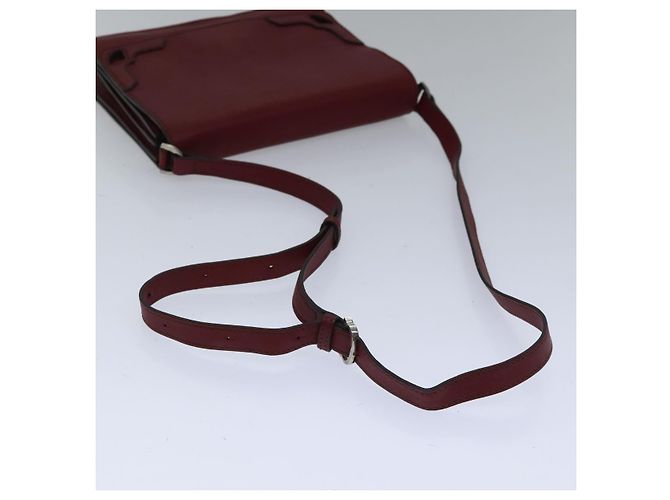 Cartier Borsa a spalla in pelle bordeaux Auth ki4906 Bordò - vista 7