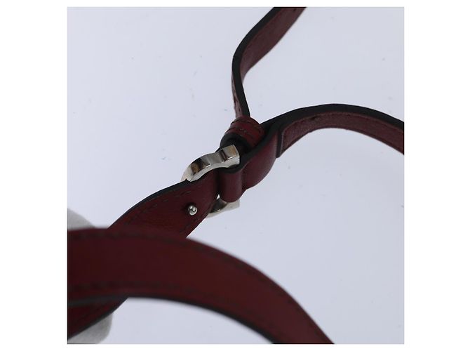 Cartier Borsa a spalla in pelle bordeaux Auth ki4906 Bordò - vista 8