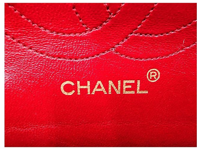 Timeless Chanel Zeitlos Klassisch Drehverschluss Mittel Doppelklappe mit 24K GHW - Ansicht 13