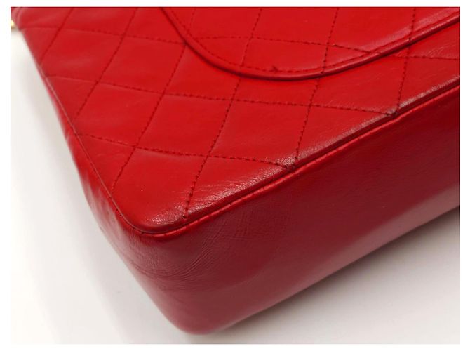 Timeless Chanel Zeitlos Klassisch Drehverschluss Mittel Doppelklappe mit 24K GHW - Ansicht 19