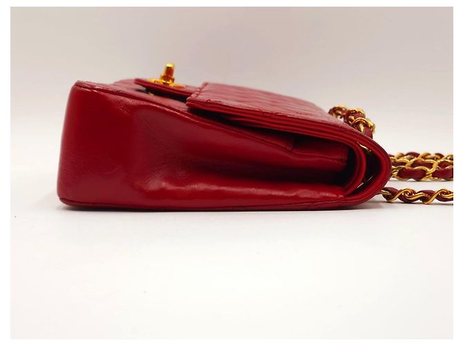 Timeless Chanel Zeitlos Klassisch Drehverschluss Mittel Doppelklappe mit 24K GHW - Ansicht 6