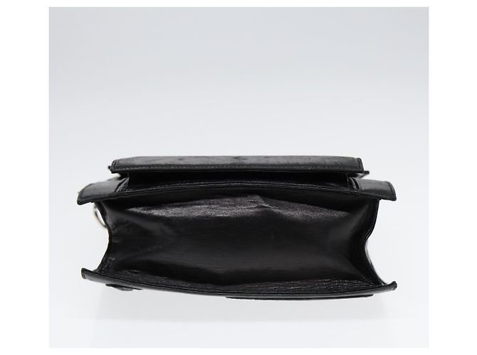 Bolso de mano FENDI de cuero 2 vías negro plateado auténtico ar12462 Plata - vista 5
