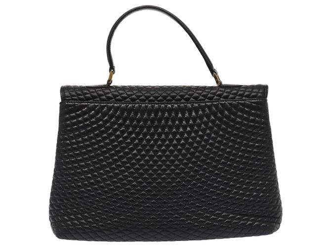 BALLY Borsa a mano in pelle nera e oro Auth ep5454 Nero D'oro - vista 2