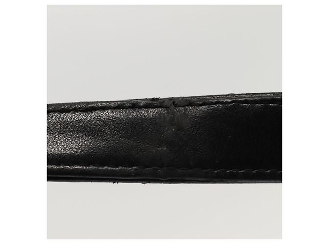 BALLY Borsa a mano in pelle nera e oro Auth ep5454 Nero D'oro - vista 9