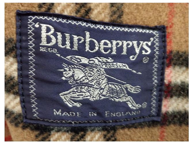 Cappotto con cappuccio Burberry marrone lana XL - vista 6
