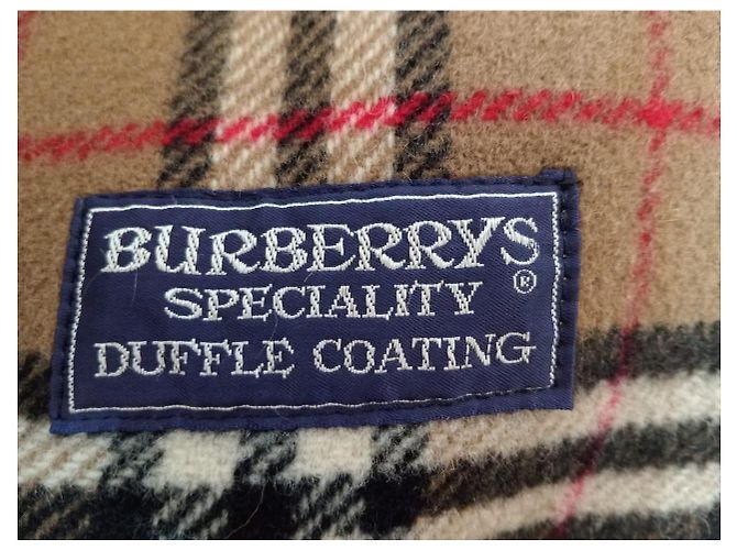 Cappotto con cappuccio Burberry marrone lana XL - vista 8