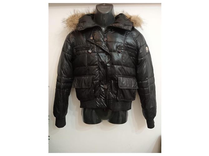 Moncler Georgia Black Down Quilted Jacket - view 2