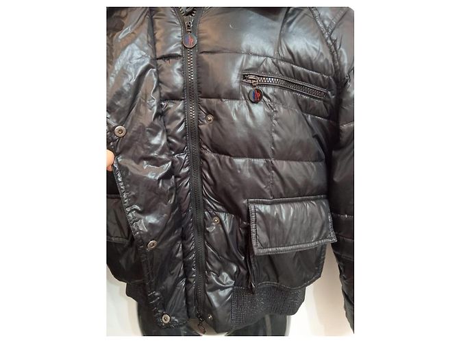 Moncler Georgia Black Down Quilted Jacket - view 5
