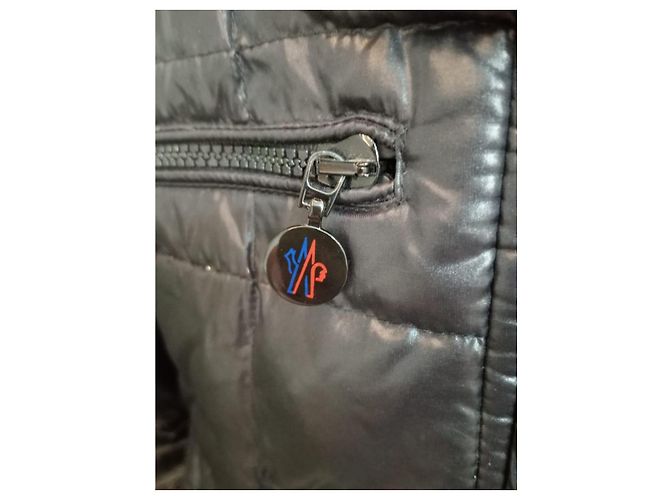 Moncler Georgia Black Down Quilted Jacket - view 6