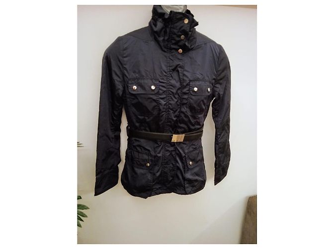 Moncler Jodelle wasserdichte Jacke marineblau - Ansicht 13