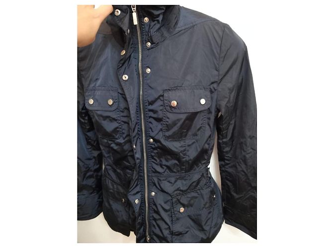 Moncler Jodelle wasserdichte Jacke marineblau - Ansicht 8