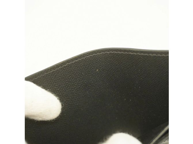 Slender Louis Vuitton Monogram Eclipse Bill Wallet Black - view 8