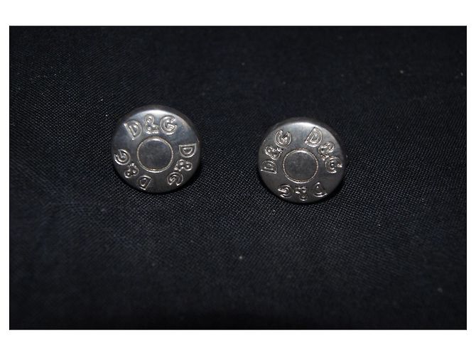Dolce & Gabbana Manschettenknöpfe grau Metall - Ansicht 4