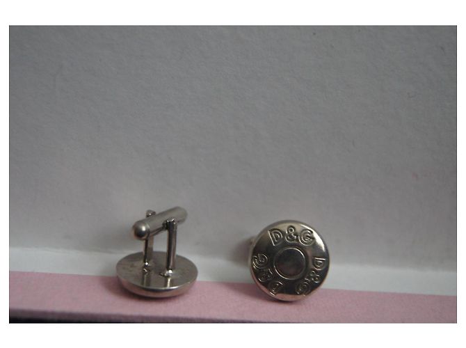 Dolce & Gabbana Manschettenknöpfe grau Metall - Ansicht 7