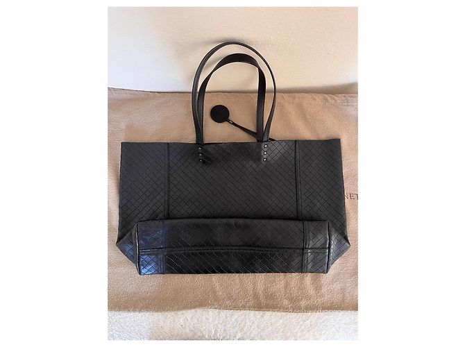 Borsa tote intrecciato di Bottega Veneta Nero - vista 10