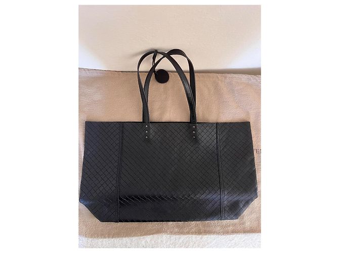 Borsa tote intrecciato di Bottega Veneta Nero - vista 12