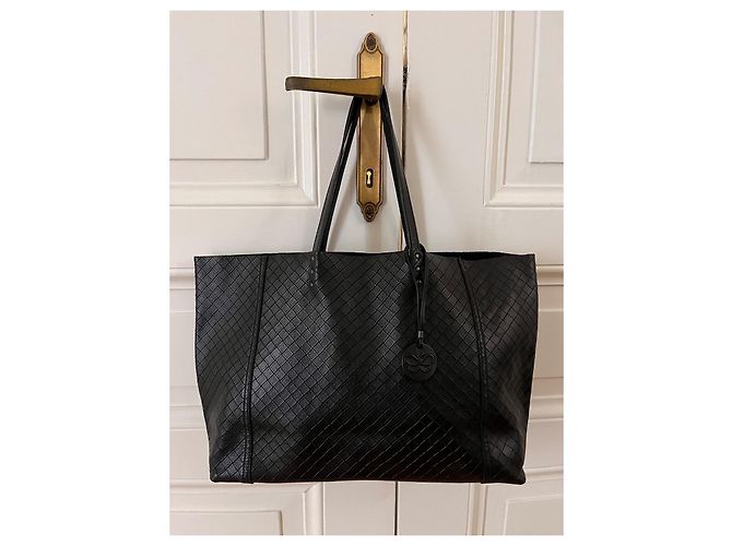 Borsa tote intrecciato di Bottega Veneta Nero - vista 5