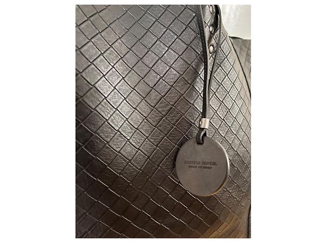 Borsa tote intrecciato di Bottega Veneta Nero - vista 9