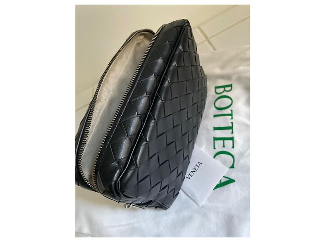 Borsa Bottega Veneta in pelle intrecciata nera Nero - vista 6