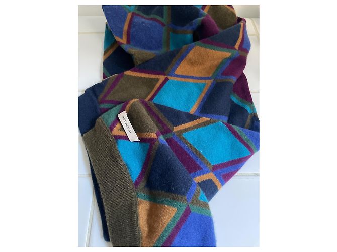 Sciarpa Burberry in lana multicolore - vista 2