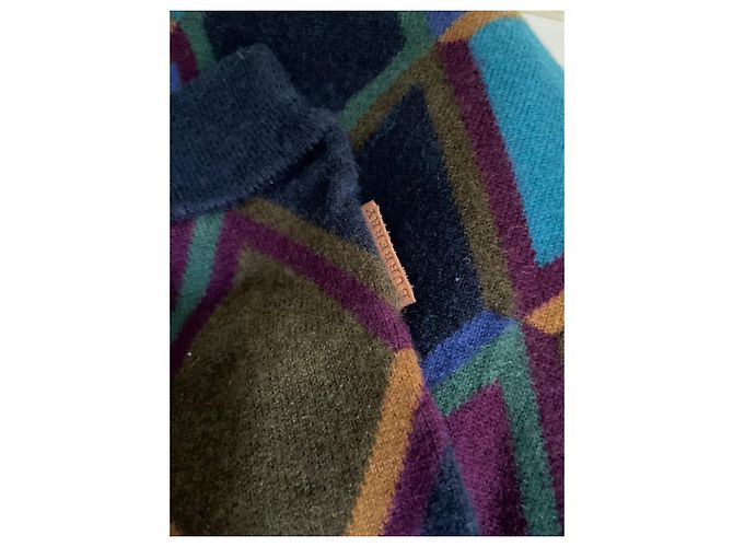 Sciarpa Burberry in lana multicolore - vista 3