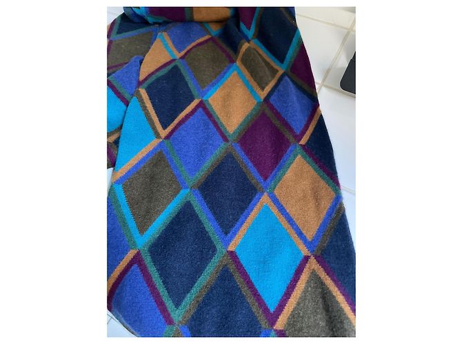 Sciarpa Burberry in lana multicolore - vista 4