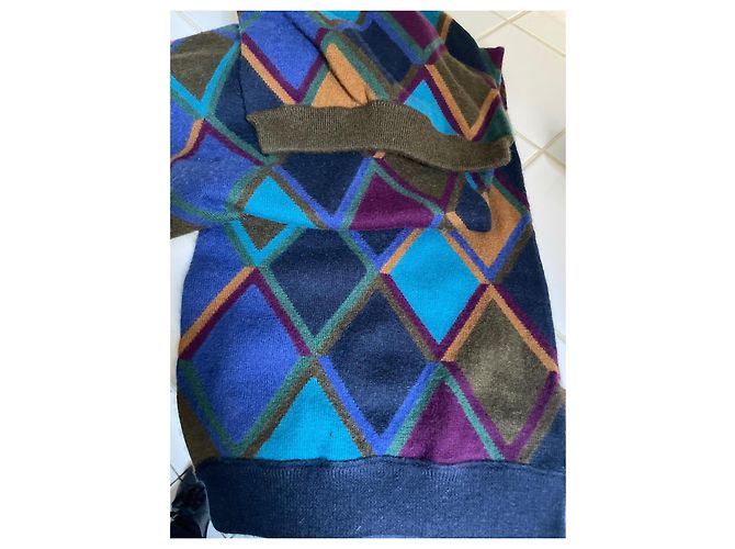 Sciarpa Burberry in lana multicolore - vista 6
