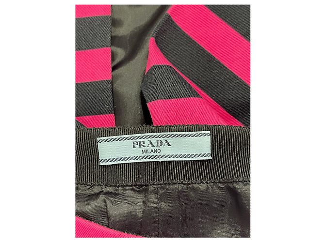 Faldas PRADA T.Internacional XS Sintético Rosa - vista 4