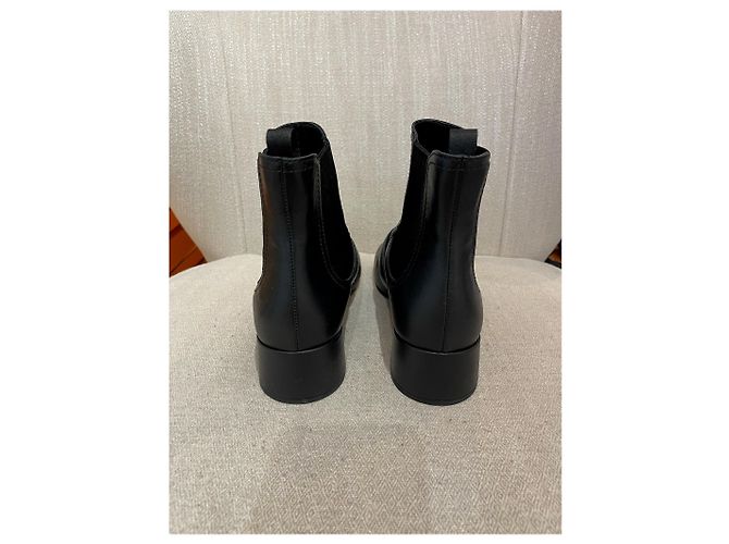 Stivaletti MIU MIU T.EU 37 Pelle Nero - vista 5
