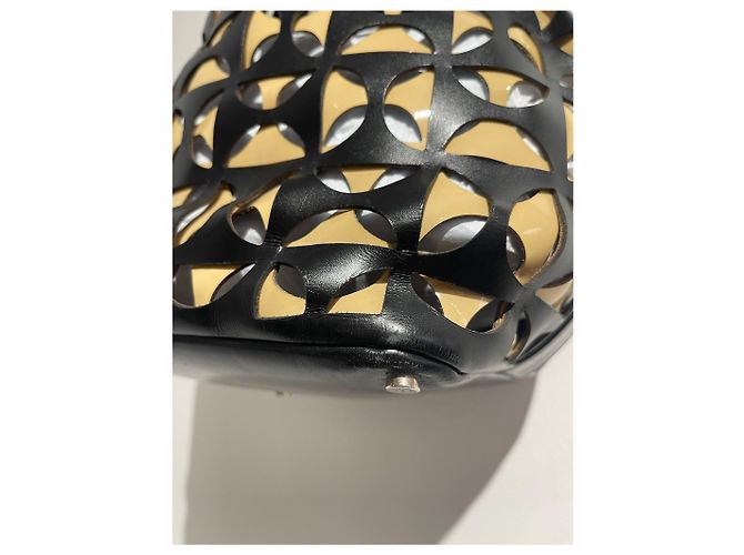 Alaïa Borse ALAIA T. Pelle Nero - vista 10