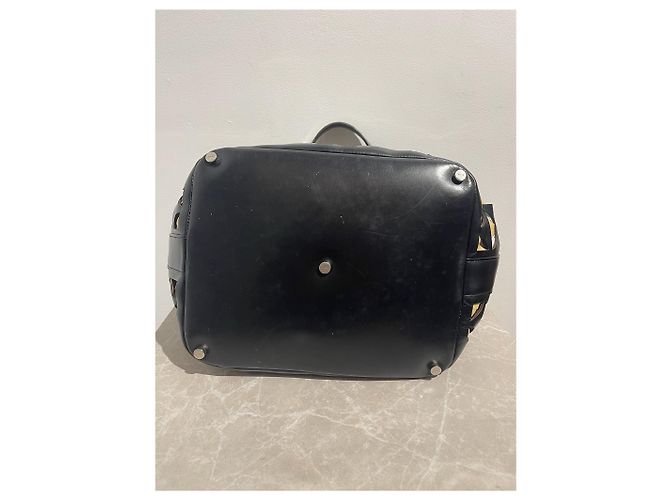 Alaïa Borse ALAIA T. Pelle Nero - vista 13