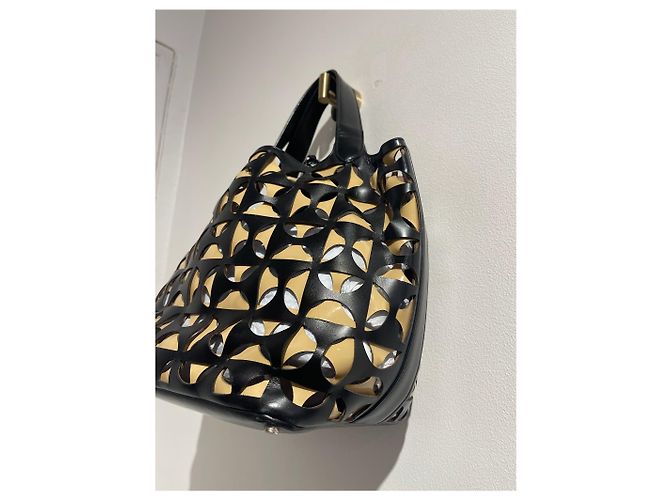 Alaïa Borse ALAIA T. Pelle Nero - vista 3
