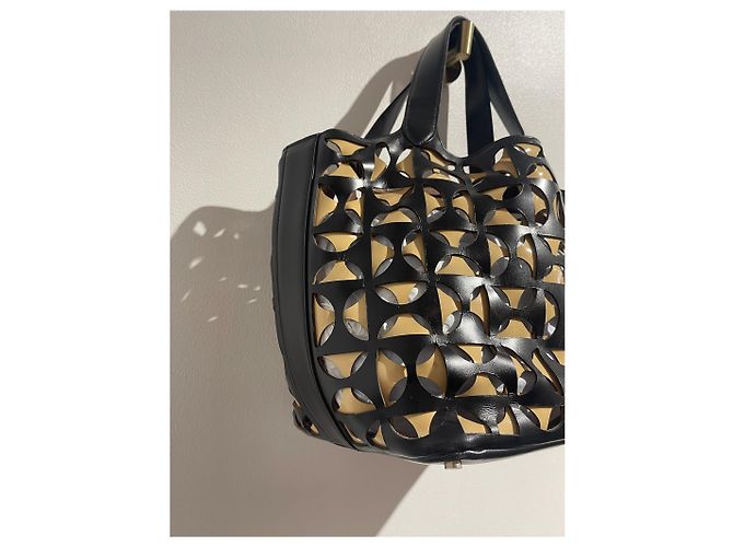 Alaïa Borse ALAIA T. Pelle Nero - vista 4