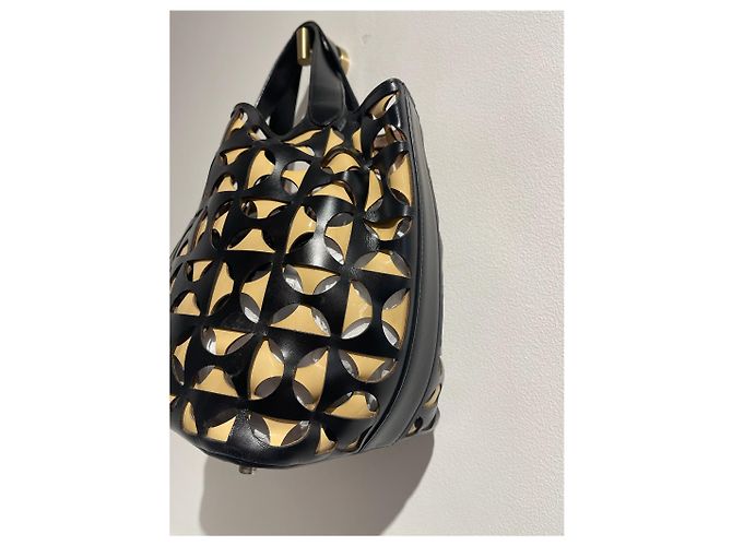 Alaïa Borse ALAIA T. Pelle Nero - vista 5