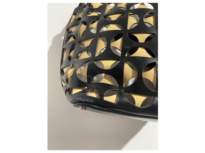 Alaïa Borse ALAIA T. Pelle Nero - vista 7