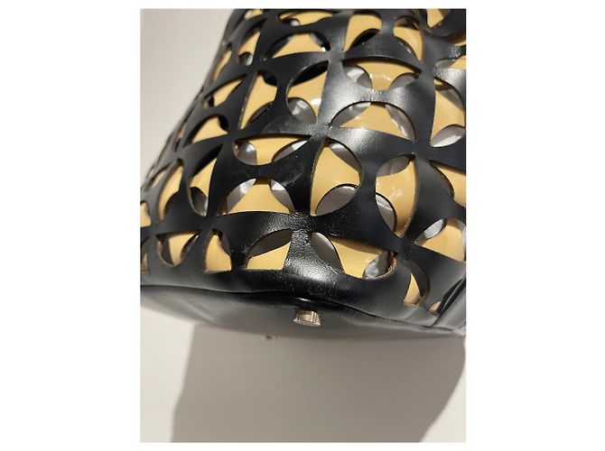 Alaïa Borse ALAIA T. Pelle Nero - vista 8
