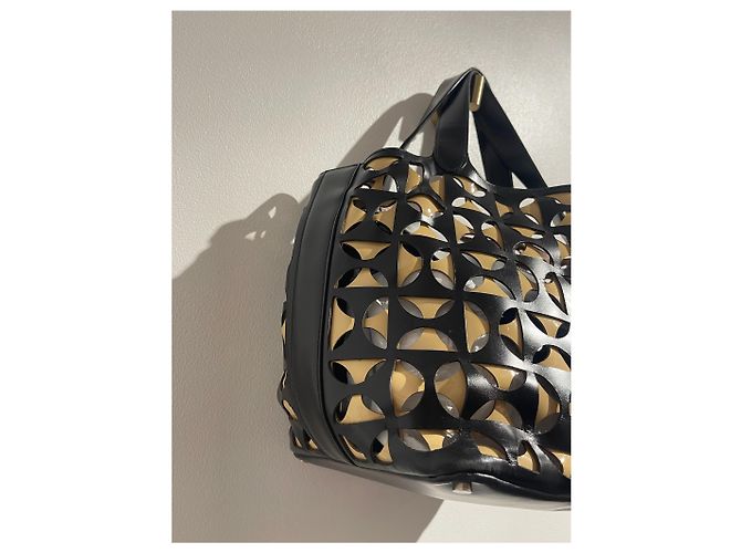 Alaïa Borse ALAIA T. Pelle Nero - vista 9