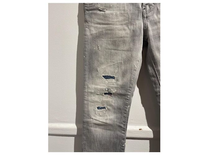 Jeans DSQUARED2 T.FR 34 Cotone Grigio - vista 3